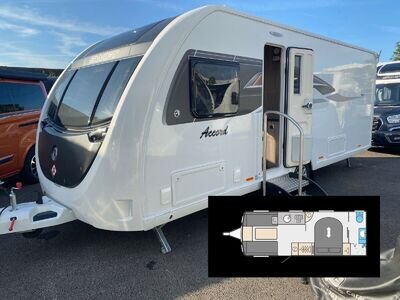 2024 Swift Accord 580 - (Sprite Major 4 SB) -island bed caravan with motor mover