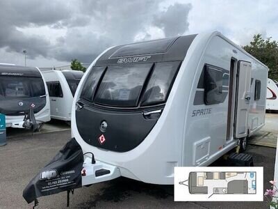 2024 Swift Quattro EW - 6 BERTH - TWIN AXLE - TOURING CARAVAN