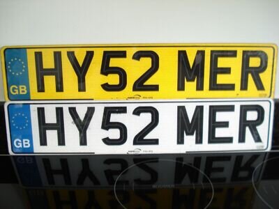 HYMER NUMBER PLATE FOR SALE WITH ALL LEGAL PAPERWORK