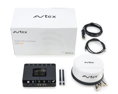 AVTEX AMR105X MOBILE 5G WIFI 6 INTERNET ROUTER SYSTEM MOTORHOME CARAVAN IN WHITE