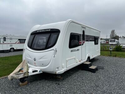 Touring Caravan Sterling Eccles Jewel 2011 4 berth fixed bed