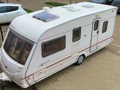 2003 Sterling Eccles 5 Berth Fixed Bed Caravan With Motor Mover Awning