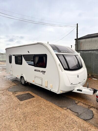 2013 Sterling Eccles lux 524 4 berth end bathroom touring caravan VGC!