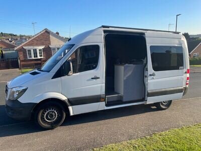 mercedes benz sprinter camper conversion, MWB, only used once , low miles 2015