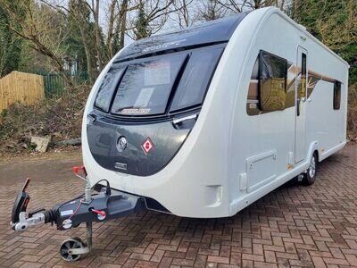 2020 Swift Eccles 560 - 4 Berth, Island Bed Caravan - Motor Mover & Solar Panel!