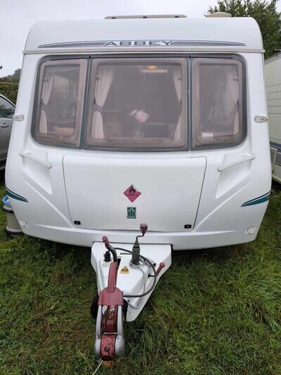 Abbey Caravan ISLAND BED fixed bed MINT Condition ideal off grid, Can deliver.