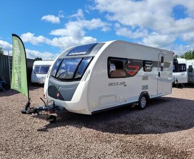 Sterling Eccles Moonstone SE 2015 Single Axle 4 Berth - Motor Mover, Solar Panel