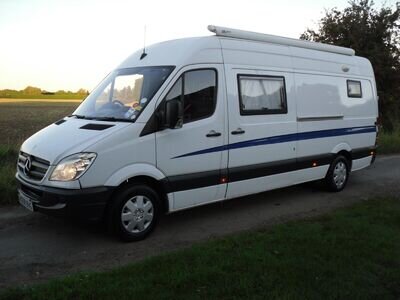 mercedes camper van sprinter rv race band kart sidecar 12-2008 LWB 311 150k mot