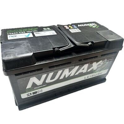 DC25MF Numax Leisure Battery 12V 105Ah Low Box Height Deep Cycle