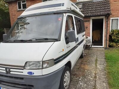 Peugeot Boxer 270 SWB white camper van auto sleeper very clean and tidy