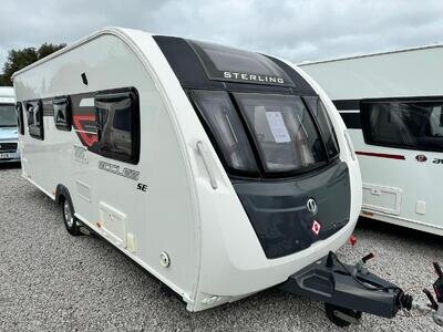 Sterling Eccles Solitaire 2014 Model 4 berth fixed single beds caravan