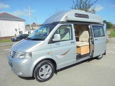 2007 07 AUTO-SLEEPER TOPAZ 2.5 130 LWB IN SILVER # REAR WASHROOM RARE VAN #