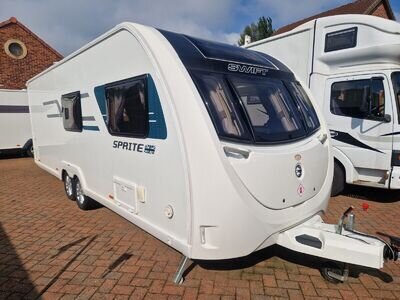 2019 Swift Sprite Quattro Fb 6 Berth fixed bed Touring Caravan