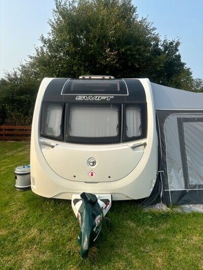 2019 Swift Sprite Quattro Fb 6 Berth fixed bed Touring Caravan