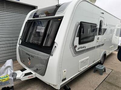 Elddis Affinity 554 Transverse Bed Rear Bathroom