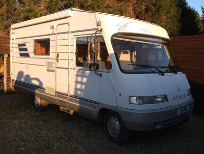 Hymer B564 4 Berth Motorhome Hymermobil 1996 LHD Diesel 6 Seatbelt Captain Chair