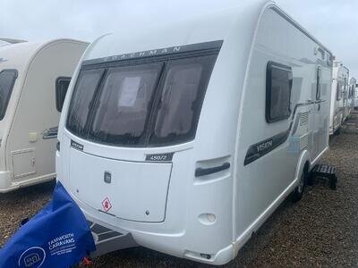 COACHMAN VISION 450/2 - 2 BERTH CARAVAN WITH END WASHROOM AND MOTORMOVER