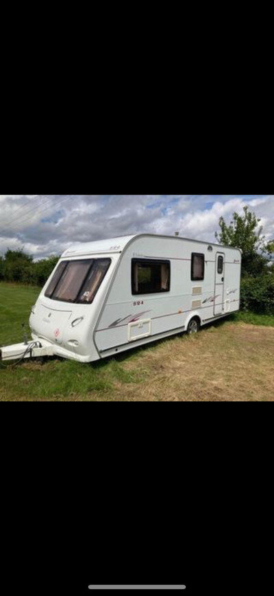 4 berth elddis caravan 2006 with full awning all accessories