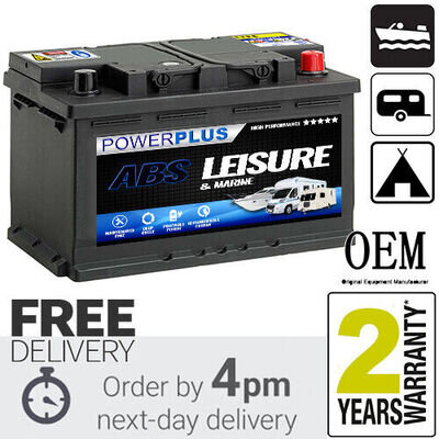 Leisure Battery LP85-L 12volt 85ah VW TRANSPORTER - CAMPERVAN BATTERIES