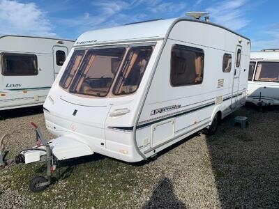 ABBEY EXPRESSION 520 - 4 BERTH CARAVAN, END WASHROOM + MOTORMOVER