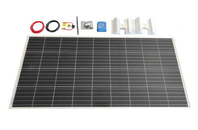 Victron 12v Solar Panel Kit, 175Watt Rigid Solar Panel Kit 15Amp MPPT Regulator