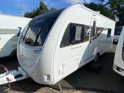 2022 Swift Sunrise 560 Fixed Rear Island Bed Mid Washroom - WAS £22995