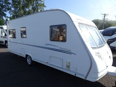 Sterling Eccles Jade 2007 4 Berth Single Axle Touring Caravan with Single Beds