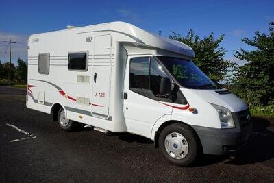 2008 Hymer Carado T-135, 2-Berth, 4-Seatbelts, End-French Bed, Motorhome