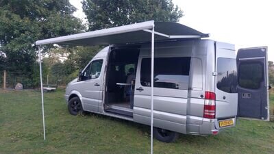 mercedes sprinter MWB campervan 1 bouble and bunk beds sleeps 4