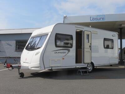 2012 LUNAR QUASAR 534, LIGHT WEIGHT 4 BERTH CARAVAN WITH FIXED BED..........