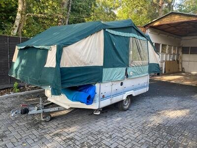 CONWAY CONTINENTAL TRAILER TENT - 6 BERTH - 2000 - COOKER & FRIDGE