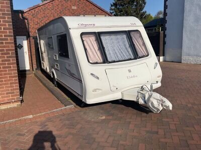 4 berth fixed bed Elddis Odyssey 534