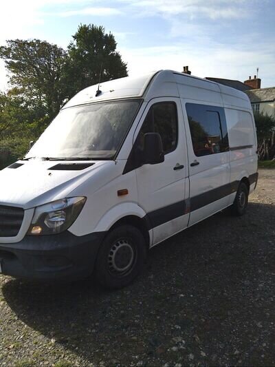 mercedes sprinter 313 2014 AUTOMATIC part converted van