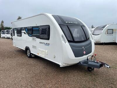 2015 STERLING ECCLES HI STYLE 584 - 4 BERTH FIXED ISLAND BED TOURING CARAVAN