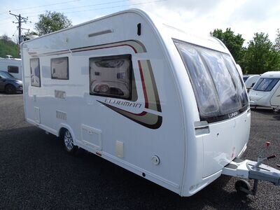 Lunar Clubman CK 2015 2 Berth Single Axle Touring Caravan, Mover,Alde Heating