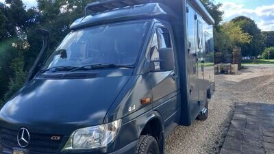 Mercedes Sprinter 4x4 campervan. No expense spared. 47k miles. (Ex RAF standby)