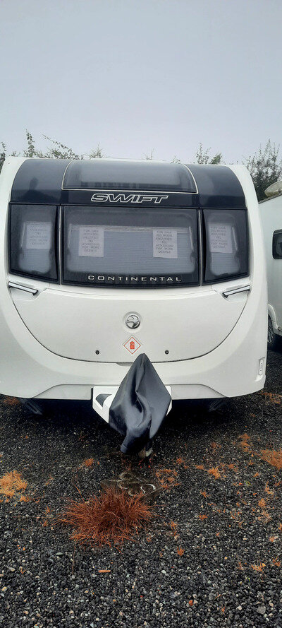 used 6 berth twin axle touring caravans