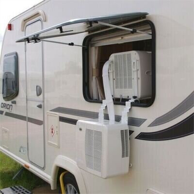 Split air conditioning (Eurom AC2401) for motorhome, caravan, boat, camping