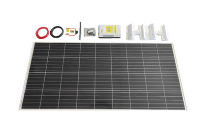 175 Watt Rigid 12v Solar Panel Kit 20 Amp MPPT Regulator (Photonic) & Wiring Kit