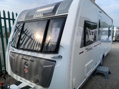 ELDDIS AFFINITY 550 - REAR FIXED ISLAND BED CARAVAN WITH MOTORMOVER