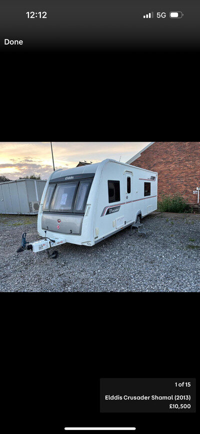 2013 Elddis Crusader Shamal single beds