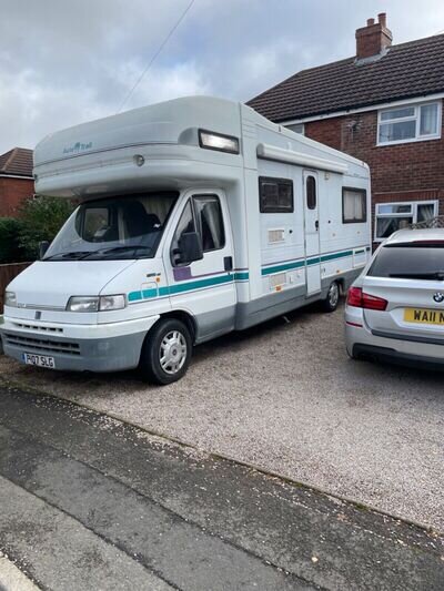 Fiat Ducato scout 6 berth motorhome rear lounge