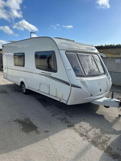 2008 ABBEY GTS 416 4 BERTH SIDE DINETTE END WASHROOM CARAVAN MOVER + AWNING