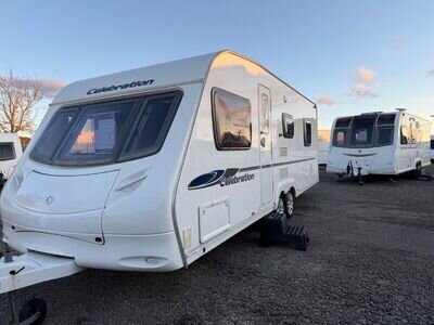 4 BERTH ACE CELEBRATION 630 FIXED ISLAND BED 2009 TWIN AXLE WITH 3MTS WARRANTY