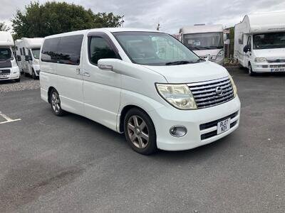 2007 Nissan Elgrand 4 Wheel Drive Campervan Day Van 2 Berth Rear Kitchen