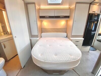 ✅2017 ISLAND BED STERLING ELITE 4 BERTH CARAVAN - MOTOR MOVER - SOLAR PANEL✅