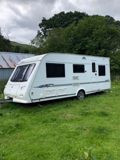 4 berth fixed bed Elddis Odyssey 524, ☀️solar system☀️2008