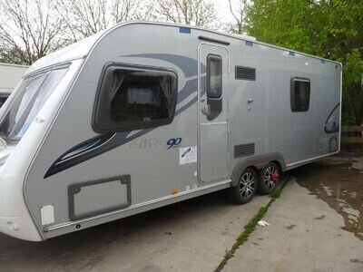 touring caravans twin axle fixed bed