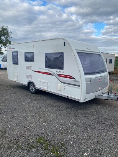 Lunar Venus 460 2019 2 berth caravan with Solar panel awning + more