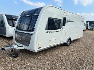 2015 Elddis Affinity 554 Fixed island bed caravan